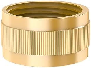 Morvat Heavy Duty Brass Garden Hose 4 Way Splitter with Comfort Grip ON/OFF Valves, Includes Mounting Kit PLUS 4 Pack Brass Garden Hose Cap Plug, 3/4" Threading, Includes 8 Extra Rubber Washers & Tape - Image 7