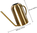 Golden Stainless Steel Watering Pot with Long Spout 1.5 L - Image 2