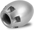 3/8" NPT Sewer Jetter Nozzle, Stainless Steel, 3000 PSI, 40 L/Min by Unknown