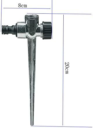 3 Pcs Lawn Sprinkler Spike Thread Watering Sprayer Connector Ground Plug Base for Grass Yard - Image 2