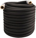 Heavy Duty Premium Garden Hose 200ft x 3/4", 300PSI Working, 1000PSI Burst, Hybrid Rubber Water Hose with Transparent Swivel Handle - Hot/Cold Water - Five Layered Braiding with Brass fittings (Black) by Unknown