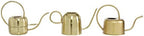 Deco 79 Metal Watering Can Indoor Outdoor Planter Small Planter Pot, Set of 3 Planters 7", 8", 9" H, Gold by Unknown