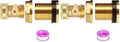 Joywayus 3/4"GHT Female x 1"NPT Male Brass Bulkhead Water Tank Connector & Garden Hose Shut Off Valve Kit with Rubber Washers and Teflon Tape (Pack of 2) by Joywayus