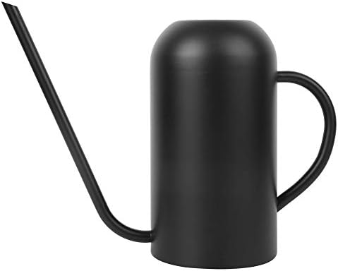 Stainless Steel Watering Pot Long Spout Watering Can 1.5L Black Garden Can with Ergonomic Handle Precise Pouring for Indoor Outdoor Plants Flowers - Image 6