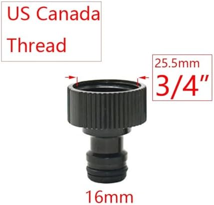 Garden Supplies Garden Tap 1/4" Hose Quick Connector 4/7 8/11 16mm Barb Water Pipe Joint 1/2" 1" 3/4" Male Female Thread Drip Irrigation Adapter Nozzle(Pink) - Image 2