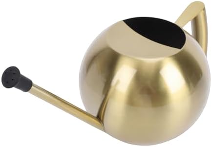 Dpofirs 1000ml Stainless Steel Watering Can | Detachable Long Spout for Indoor Plants, Home Garden & Potted Flowers, Ergonomic Handle (Antique Gold) by Dpofirs
