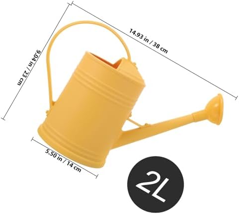 BESTonZON Thickened Plastic Indoor Watering Can with Long Spout for Precise Plant Care Garden Sprayer for Potted Plants Bonsai and Outdoor Use Convenient Refill Design for Gardening - Image 2