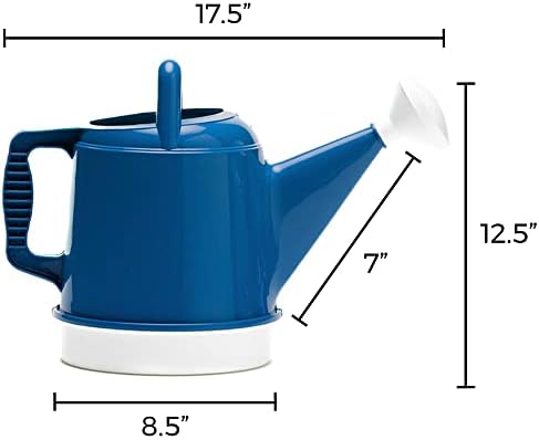 Bloem Watering Can Deluxe 2 Gallon (256 Fl Oz) Classic Blue - Image 2