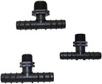 Hose Connector Adapter DN16 DN20 1/2 Inch 3/4 Inch Male Barb Tee Joint Garden Water Hose Diverter 5 Pieces of Drip Irrigation Connection Tools (Color : Black) - Image 5