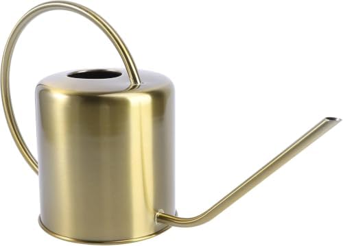 Brass Gooseneck Watering Can – 1.5L/2L Stainless by Unknown