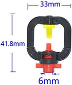 360 Degree Rotating Mist Nozzle Garden Sprinkler Refraction 100 Pack - Image 7