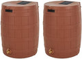 Good Ideas Rain Wizard Water Collection Barrel, 50 Gallon, Terra Cotta by GoodIdeas