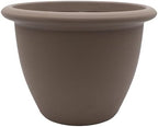 The HC Companies Sevilla Flower Planters - Durable Outdoor & Indoor Planter - Round Lightweight Self Watering Plant Pots for Herbs & More (14" Cappuccino, Pack of 1) by TheHCCompanies