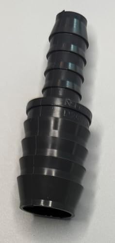 Twelve Pack - 1 x 1/2 Insert Reducer Coupling Poly PVC Fitting Used for Waterlines, Plumbing Repair, and Irrigation - 1 Insert x 1/2 Insert Reducing Coupling by Unknown