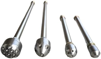Stainless Steel High Pressure Piping Nozzle, 9 Holes, 1' Thread - Image 5