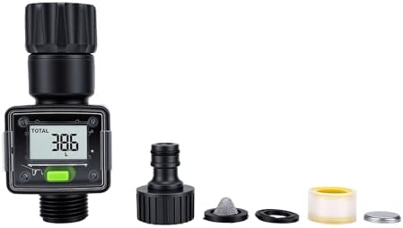 Digital Water Meter with Brass Inlets, 180° Rotatable LCD - Image 6