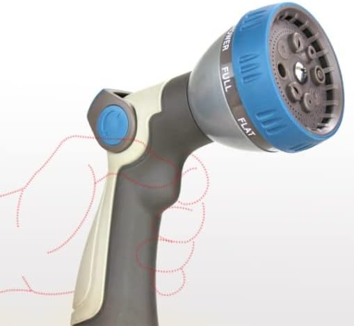 Water Hose Nozzle Sprayer, 8 Spray Patterns, Stepless Speed Regulation Garden Hose Nozzle, Garden Hose Spray Nozzle - Image 5
