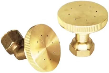 Adjustable 8 Hole Brass Sprayer Nozzle Atomizing Mist Fitting for Garden Hose - Image 2