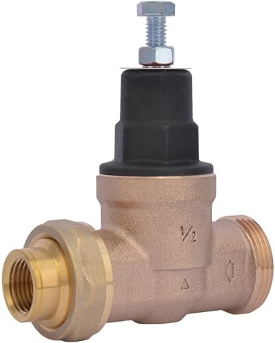 Cash Acme EB45 Pressure Regulating Valve, Single Union, 1/2 Inch NPT Female x NPT Female, Poly Top, 45 PSI, 23882-0045 by CashAcme