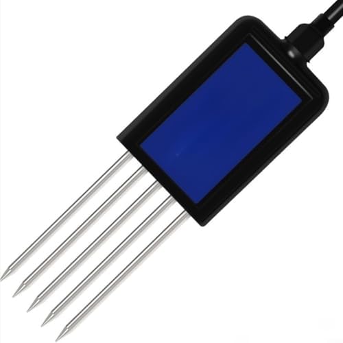 Temperature Moisture Soil Temperature And Humidity Meter With PH Conductivity NPK Sensor Memory, Waterproof Stainless Steel Probe For Agriculture(3-in-1) - Image 5