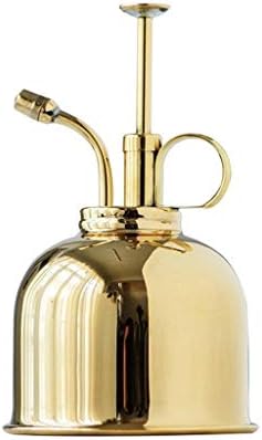 Watering Can Vintage Brass 300ml Kettle Home Gardening Watering Spray Type Watering Can Decorative Watering Can(Brass) by Unknown