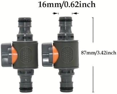 Expandable Garden Hose Repair Kit 10PCS Faucet Quick-Connect Valve Garden Water Hose Fittings Watering and Drip Irrigation System Adapter(A) - Image 2