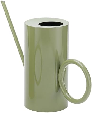 WOONEKY Metal Watering Can with Long Spout for Indoor Outdoor Plants Stainless Steel Garden Water Pot for Succulents Flowers and Houseplants Lightweight and Easy to Carry by WOONEKY