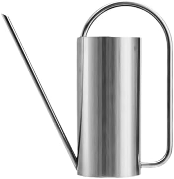 Watering Can for Indoor Plants, 50 oz/1.5L Stainless Steel Watering Can Pot with Long Spout, Garden Watering Cans with Comfortable Handle for Indoor House Plants Bonsai Flower Decorative by Chemlliy