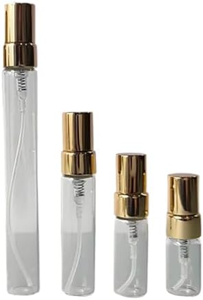 50pcs Refillable Glass Perfume Bottles 2ml 3ml 5ml 10ml Travel Atomizer with Black Cap - Image 2