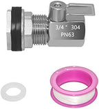 Beduan Stainless Rain Barrel Spigot Kit with GHT Male Adapter - Image 6