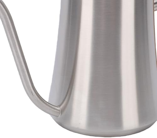 Indoor Watering Can, 1L Small Metal Watering Can with Long Spout & Comfortable Wooden Handle, Anti Overflow Design, Ideal for Indoor House Plant, Bonsai, Garden, Flowers (Sanding 1L) - Image 7