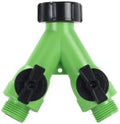 2 Way Poly Faucet Manifold "Y" Splitter with Shut Offs - Pack of (1) by Unknown