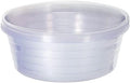 MECCANIXITY Plant Pot Saucer 12 Inch Plastic Round Flower Drip Tray for Indoor Outdoor, Clear Pack of 20 by MECCANIXITY
