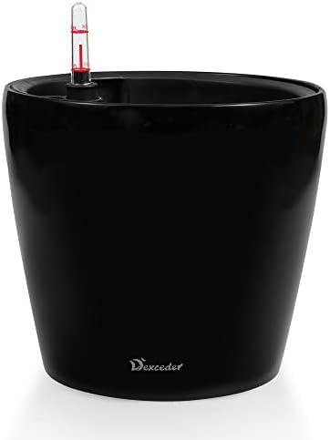 Dexceder 11x10 Self Watering Planter (Black High Gloss) by Dexceder