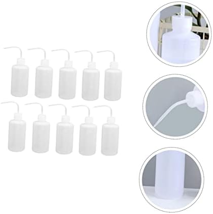 20 Pcs Pointed Watering Bottle Squeeze Bottles for Liquids Watering Can Indoor Hydro Jug Water Bottle Plant Squeeze Bottles Watering Applicator Bottle Bend Mouth Safety Wash Bottle(As Shown,19.5X6X6CM - Image 6