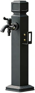 Freestanding Garden Water Column with Outdoor Hose Stand Stainless Steel Vertical Garden Water Column Double Outlet Faucet Suitable for Irrigation and Car Washing 60cm Dual Water Outlet by Unknown