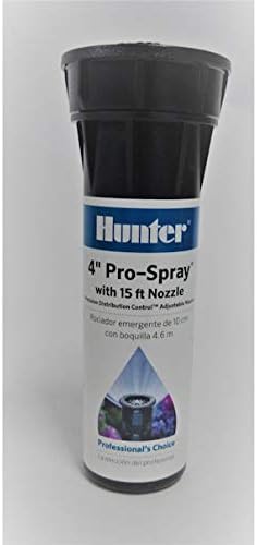 Hunter Spray 4" with 15' Nozzle Pro Spray & Nozzle, Black, 20 Pack - Image 3