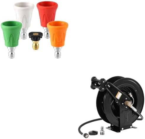 FIXFANS Pressure Washer Nozzle Guard, High Pressure Washer Hose Reel for Water/Air/Oil by FIXFANS