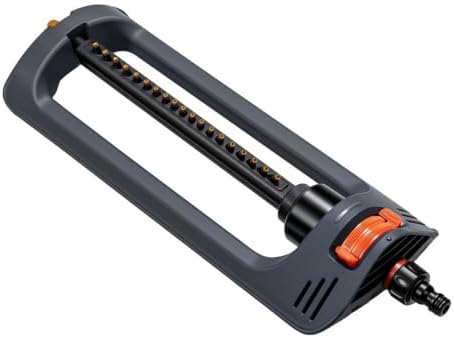 Automatic Oscillating Sprinkler for Garden Lawn, Adjustable 19-Hole Sprayer by Unknown