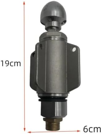 360° Rotating Drain Cleaning Nozzle, Stainless Steel High Pressure Water Jet for Pipe & Sewer(3l4 100LPM) - Image 2