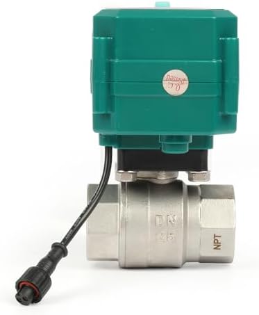 U.S. Solid 1 in Smart WiFi Motorized Ball Valve Brass NPT with App Control and Manual Switch 110V AC IP67 - Image 5