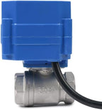 U.S. Solid 1/2" Motorized Ball Valve with US Plug 110VAC NSF Certified 304SS Electrical Ball Valve,Auto Return, Normally Closed - Image 5