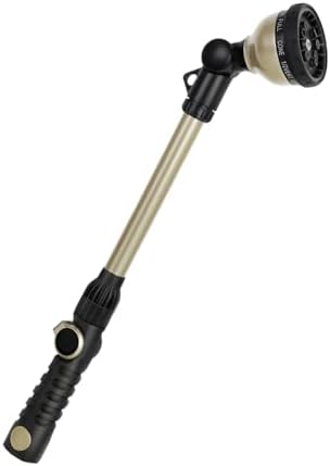 RESTMO Heavy Duty Watering Wand, Metal Garden Hose Nozze Sprayer by Restmo