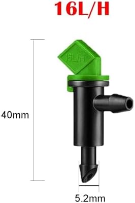 Drip Emitter 150 Pieces Irrigation Drip Emitter Garden Flag Dripper Trees and Shrubs(ColorC) - Image 2