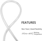 Eastrans 1/4 Inch ID, 100ft Clear Vinyl Tubing, Flexible PVC Plastic Tube - Image 3