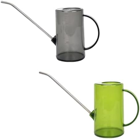 Watering Pot with Long Spout 2pcs 1000ml for Indoor Outdoor Plants by ROMISBABA