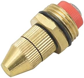 Xiaochen Garden Hose Sprinkler Brass Male 1/2" Atomizing Nozzle Atomizing Nozzle Adjustable Spray Nozzle Garden Irrigation Sprinkler with Filter 20 Pieces (Color : Yellow) - Image 3