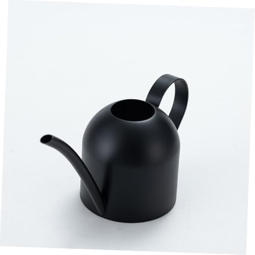 DOITOOL Stainless Steel Watering Can with Long Spout Ergonomic Handle for Indoor and Outdoor Plants Gardening Equipment Black Metal Watering Pot - Image 6