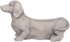 Dog Planter Garden Decor, 20 Inch, Gray - Image 3