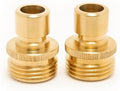 10 Pack (20 Total Connectors) Brass Hose Quick Connectors, Male by Unknown